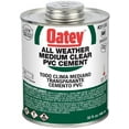 thumbnail image 1 of Oatey 31133 PVC All Weather Cement, 32 oz, Clear, 32 Fluid Ounces, 1 of 9