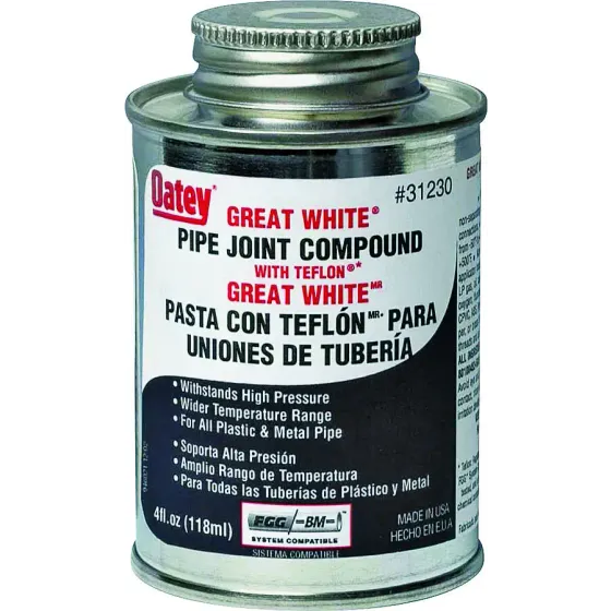 Oatey 31230 Pipe Joint Compound / Pipe Dope, Each