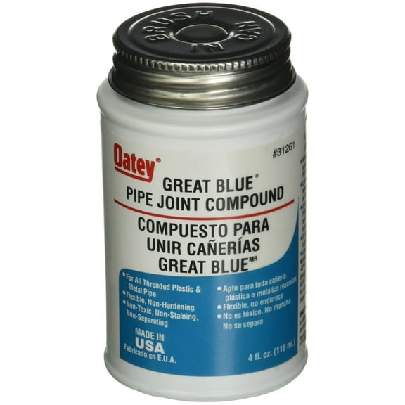 Oatey 31261 Blue Pipe Joint Compound, 4 fl-ounces