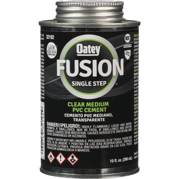 Oatey 32192 Cement, 10 oz, Liquid, Clear