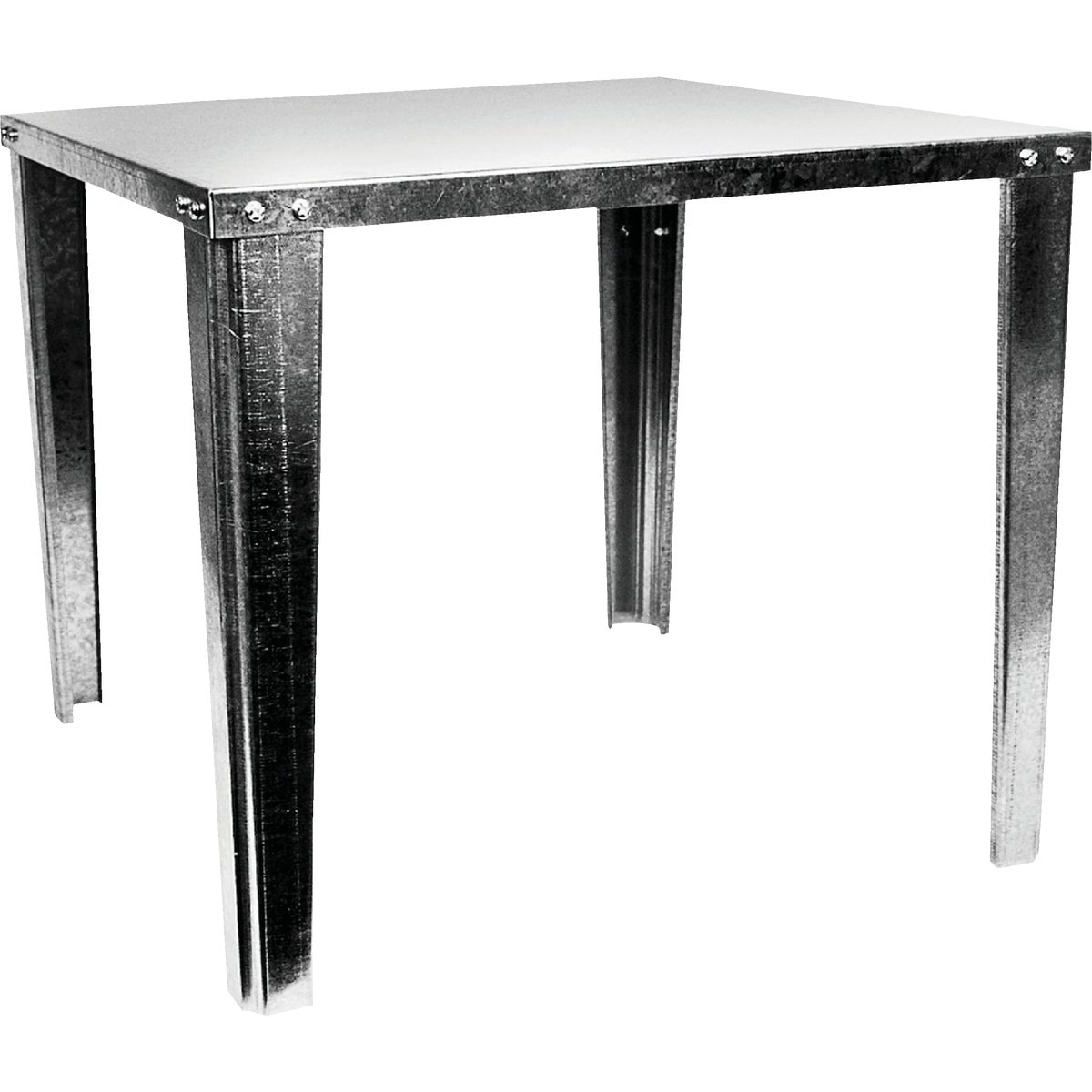 Oatey 34057 Galvanized Water Heater Stand, 21-Inch Square by 18-Inch High