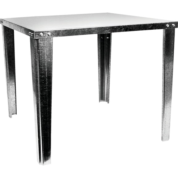 Oatey 34057 Galvanized Water Heater Stand, 21-Inch Square by 18-Inch High