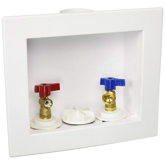 Oatey 38529 Quadtro Washing Machine Outlet Box Copper Sweat Tail Piece, 1/4" Turn, 2" Hub