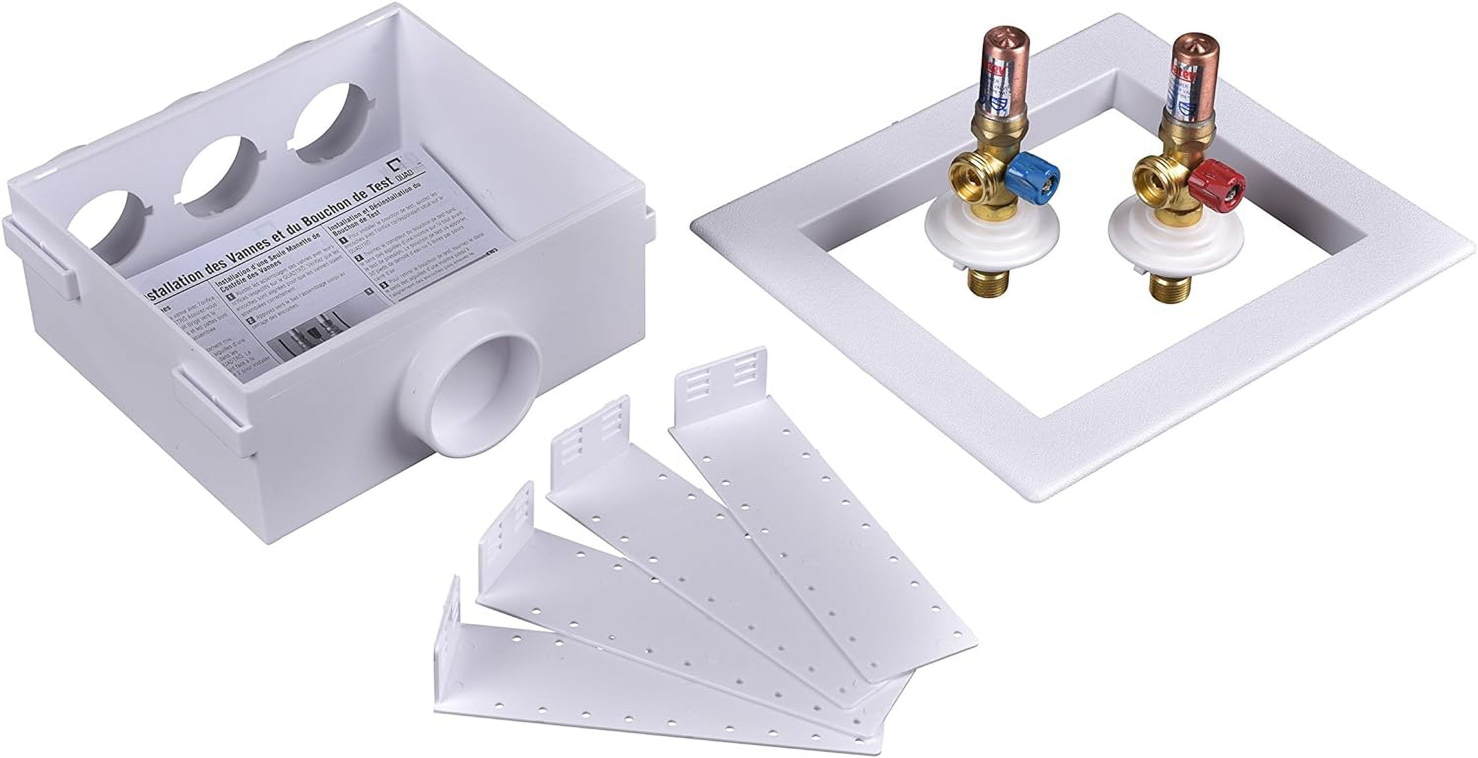 Oatey 38540 Quadtro Washing Machine Outlet Box Copper Sweat Tail Piece