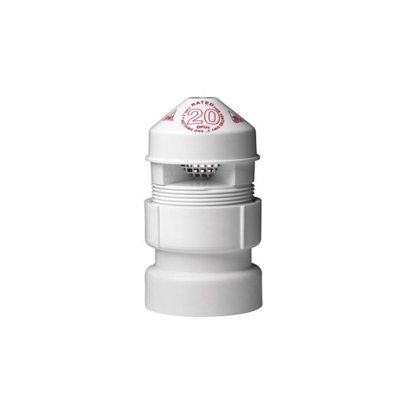 Oatey 39016 Sure-Vent 1-1/2 In. to 2 In. Air Admittance PVC Vent Valve