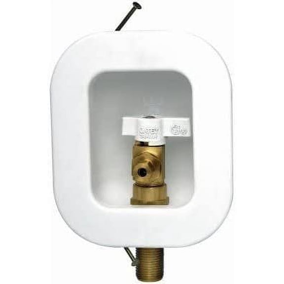 Oatey 39130 1/2" FIP ICE Maker Box, Brass