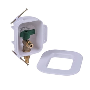 Oatey Icemaker Box Brass I2K - Ice Makers Water Supply Box - Gold  Home & Garage Storage, Stackable Design