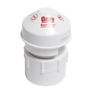 Oatey 1-1/2 in. Air Admittance Valve with PVC Adapter 6 DFU Capacity in White - 39228