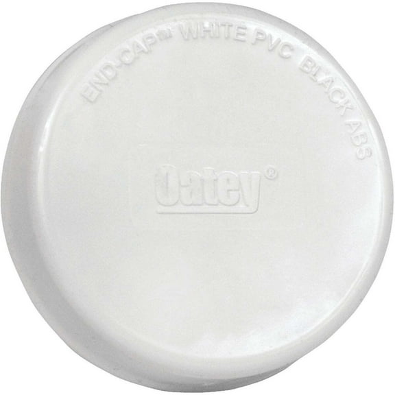 Oatey 4 In. Inset Plastic DWV End-Cap Test Cap 39108