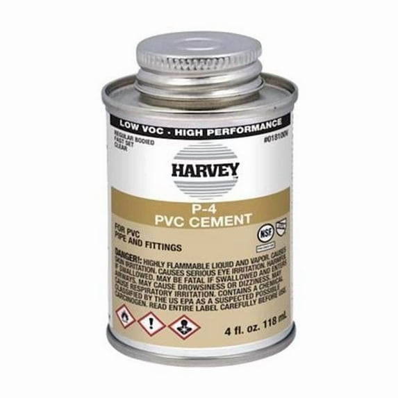 Oatey 4014672 4 oz 420 VOC Harvey Cement for PVC - Clear
