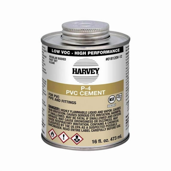 Oatey 4014674 16 oz Harvey Cement for PVC - Clear