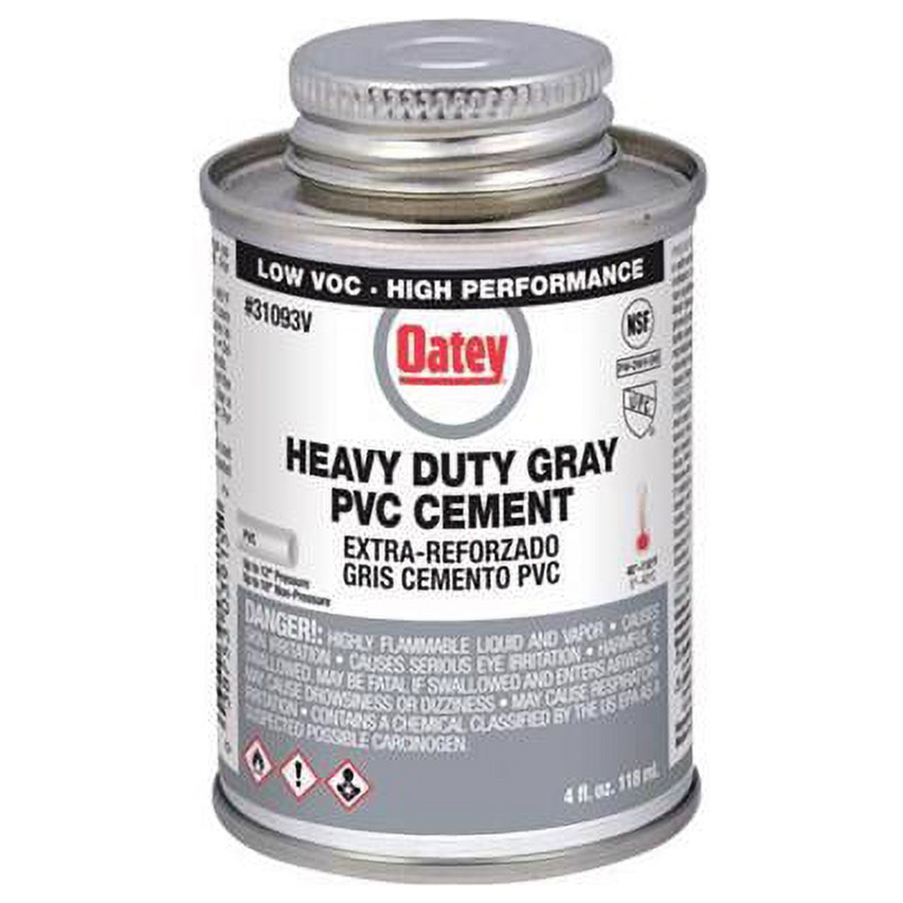 Oatey 4014688 4 oz Cement for PVC - Gray