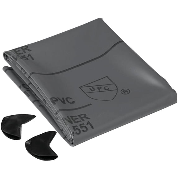 Oatey 41620 PVC SHOWER PAN LINER, 5' x 6', 40 Mil — Residential Use, Standard Application