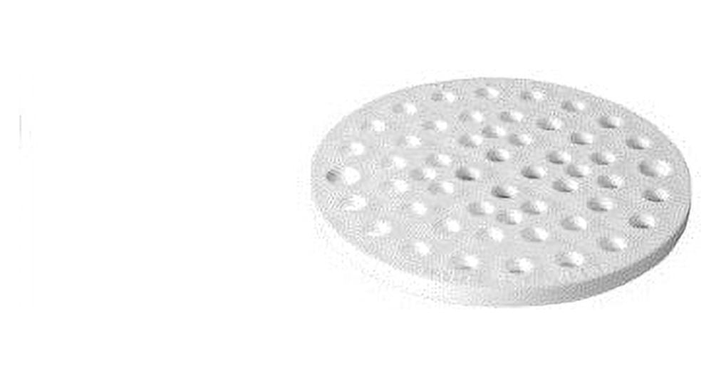 Oatey Floor Drain Grate,6-3/4 in.,White 42021