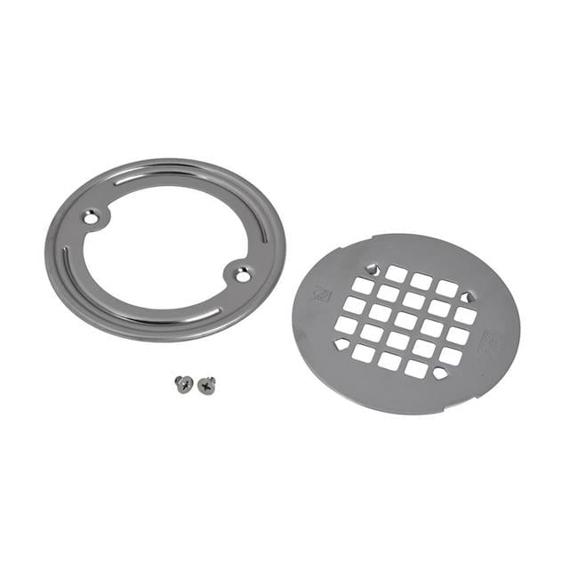 Oatey 42339 Stainless Steel Round Strainer with Ring Snap