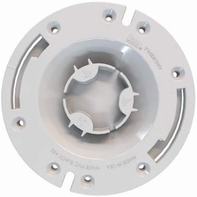 Oatey 43507 Level Fit Closet, 3 in, 0.45 in Flange, PVC, 3 Inch, White