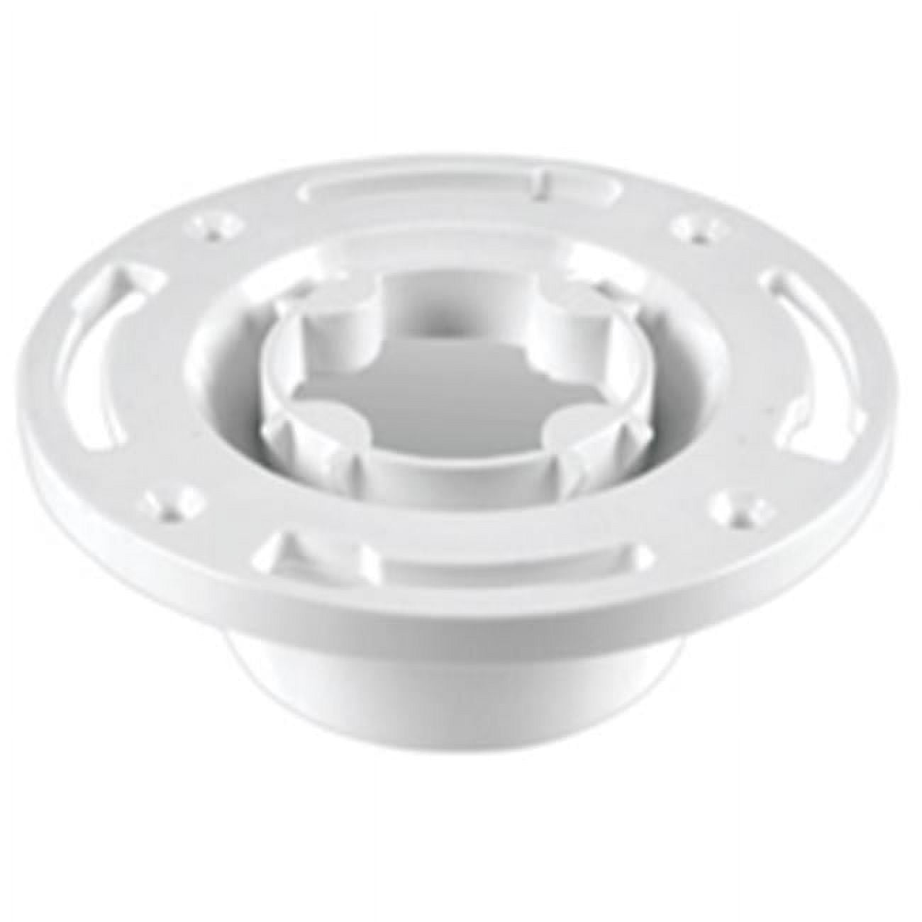 Oatey 43556 ABS 3" x 4" Closet Flange with Plastic Ring - Black