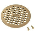 thumbnail image 1 of Oatey 5 Dia, Brass, Brass, Grate: Round, Grate 80020, 1 of 3