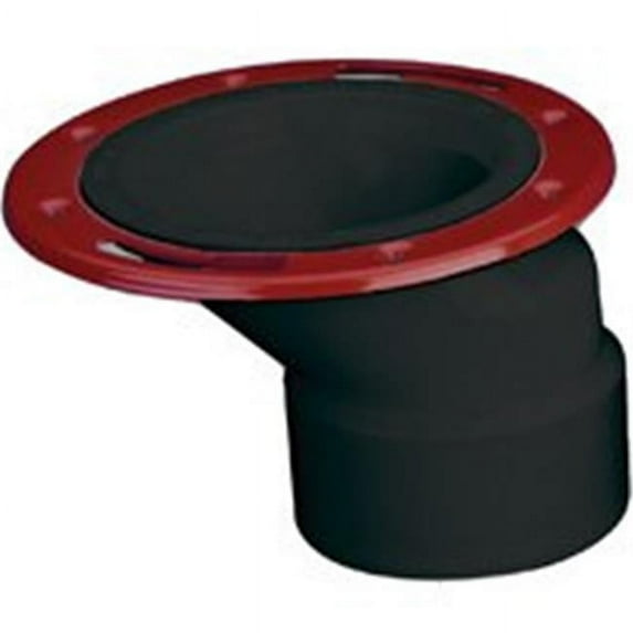 Oatey 43500 Level-Fit Offset Toilet Flange 3 X 4 In Abs Plastic 3-Inch or 4-Inch