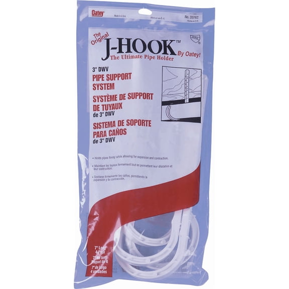 Oatey ABS Pipe Hook - Pack of 2 Residential Use, Standard Application