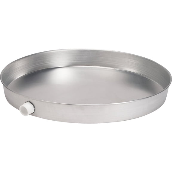 Oatey Aluminum Water Heater Drain Pan with 1-1/2 In. PVC Fitting - Single Pack