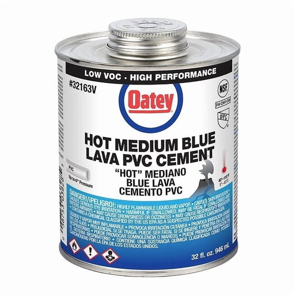 Cement,Brush-Top Can,32 fl oz,Blue 32163V