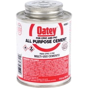 Oatey Clear All-Purpose Cement For CPVC/PVC 8 oz.