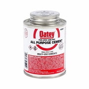 Oatey Clear All-Purpose Cement For CPVC/PVC 8 oz.