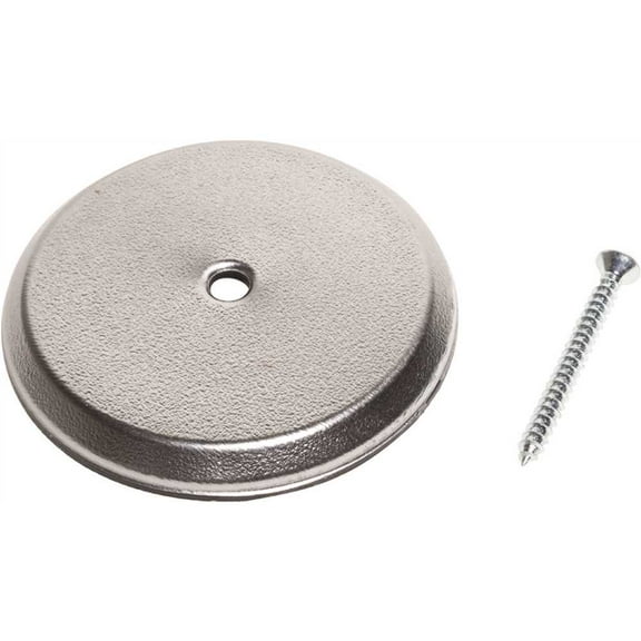 Oatey 4 Dia, Plastic, Chrome, High Impact, Cover Plate 34405