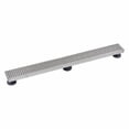thumbnail image 1 of Oatey Designline 32 in. Stainless Steel Linear Shower Drain with Square Pattern Drain Cover, Silver, 1 of 1