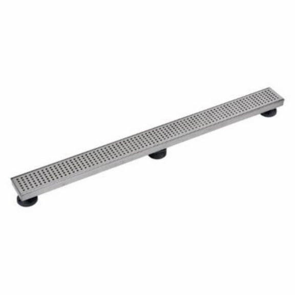 Designline 36 in. Stainless Steel Linear Shower Drain with Square Pattern Drain Cover