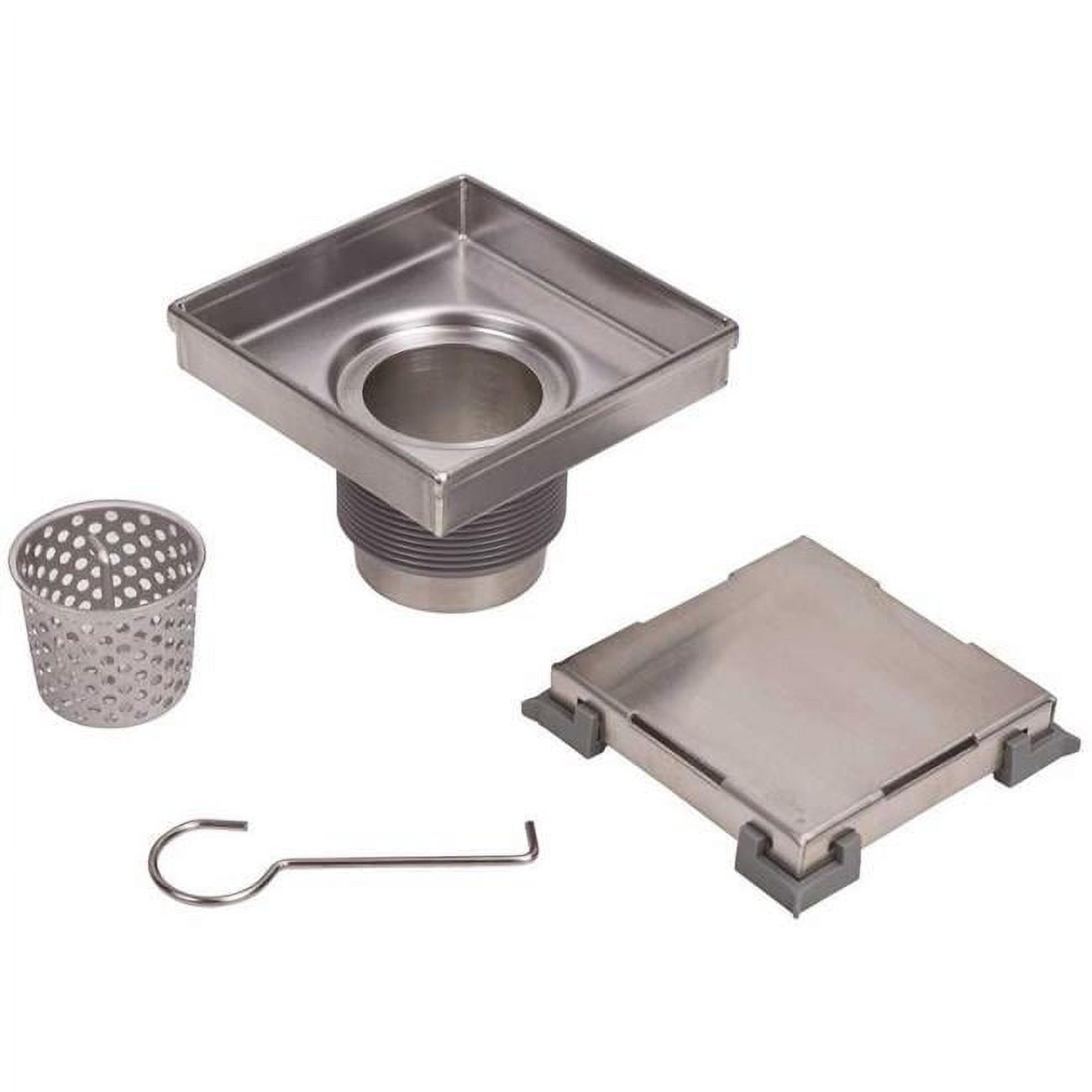 Oatey Designline 6"x6" Stainless Steel Shower Drain w/Drain Cover