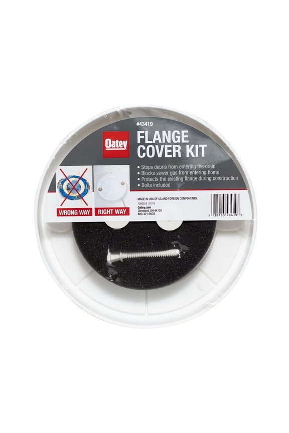 43419 Toilet Repairs Flange Cover 7-3/4 Dia. in.