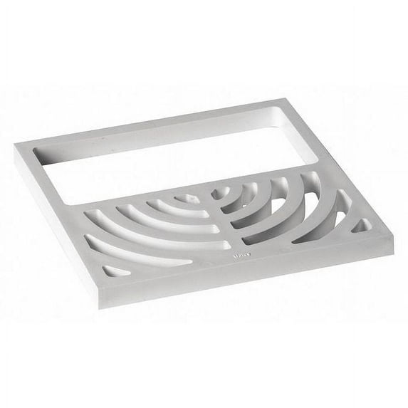 Oatey Floor Floor Sink Half Top Grate, 1/2" Pipe Dia., PVC 42751