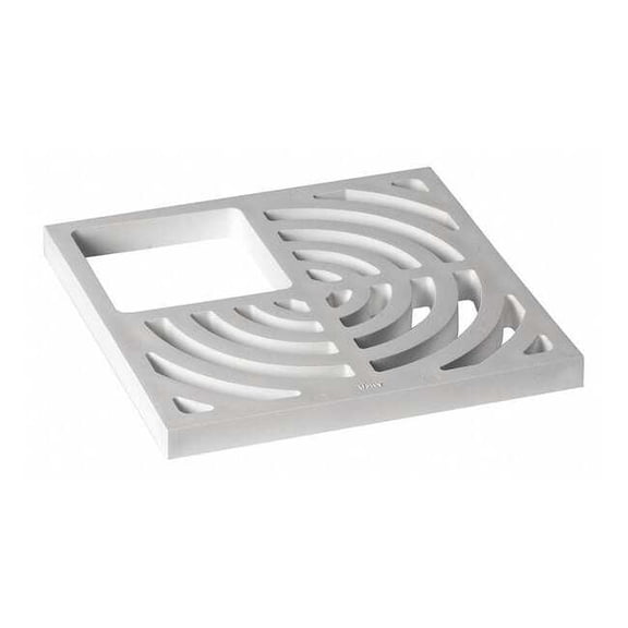 Oatey Floor Floor Sink Three-Quarter Top Grate, 3/4" Pipe Dia., PVC 42752