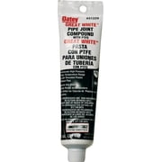 Oatey Great White 31229 Pipe Joint Compound With PTFE, 1 oz, Tube, White, Liquid Paste