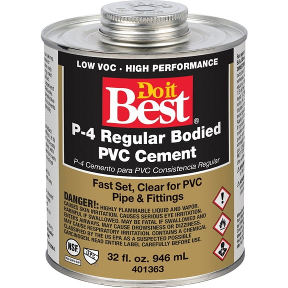 Oatey/Harvey Do it Best PVC Solvent Cement - Pack of 6