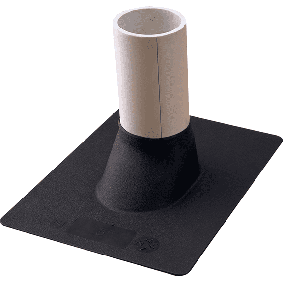 Oatey Flex-Flash No-Calk Roof Pipe Flashing - Single Pack Residential Use, Standard Application