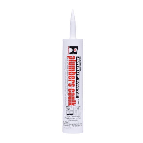 Oatey Hercules 11oz Plumbers Caulk Sealant in White - 25615