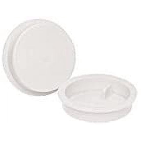 Oatey Knock-Out DWV Test Cap - Pipe Cap, ABS, White - Pack of 25  Residential Use, Standard Application