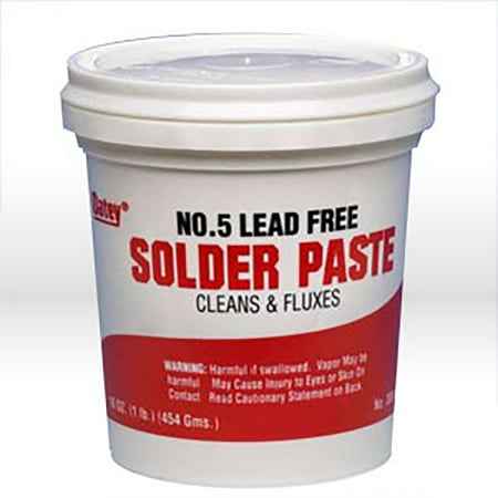 Oatey Lead-Free Paste Brazing and Welding Flux, 4 Oz, Amber