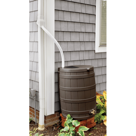 Oatey Mystic Rain Water Downspout Diverter - Single Pack Residential Use, Standard Application