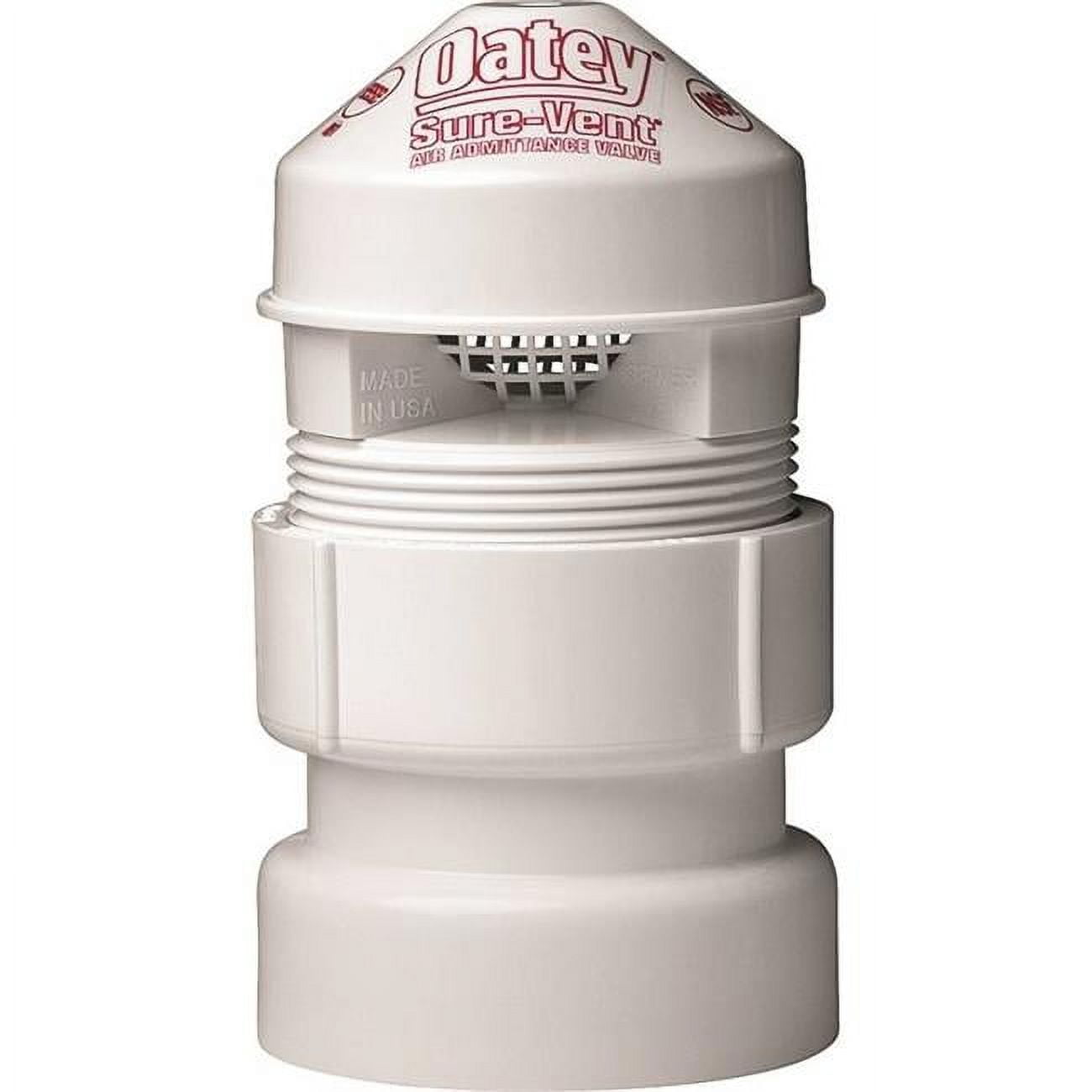 Oatey Oatey Sure Vent Air Admittance Valve With SCH 40 Adapter 1 5 2 oatey-oatey-sure-vent-air-admittance-valve-with-sch-40-adapter-1-5-2