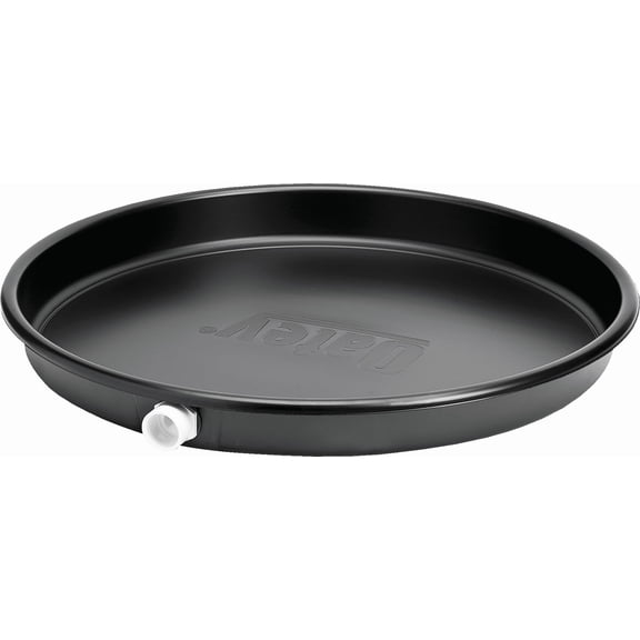 Oatey Plastic Water Heater Drain Pan with 1 In. to 1-1/2 In. PVC Adapter - Pack of 2  Standard US Plumbing Rough-In, Drop-In Replacement