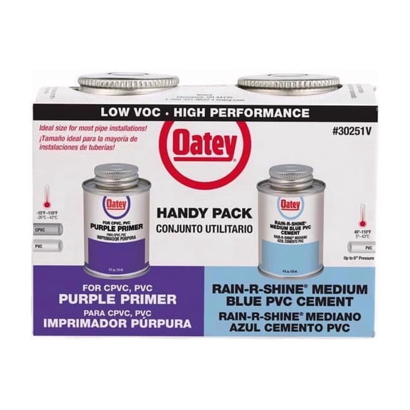 Oatey 30251 Rain R Shine 4OZ RainShine Weld Kit, 4 oz, White