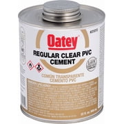 Oatey Regular Clear PVC Cement - Pack of 4   Residential Use, Standard Application