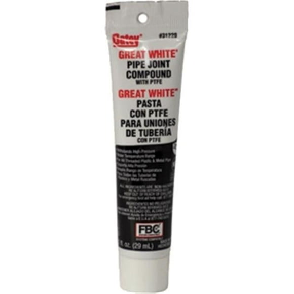 Oatey Scs 31229 1 oz. Great White Pipe Joint Compound With PTFE