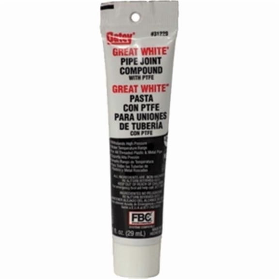 Oatey Scs 31229 1 oz. Great White Pipe Joint Compound With PTFE