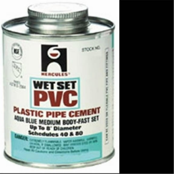 Oatey Scs 60253 4 oz. Hercules Wet Set PVC Cement