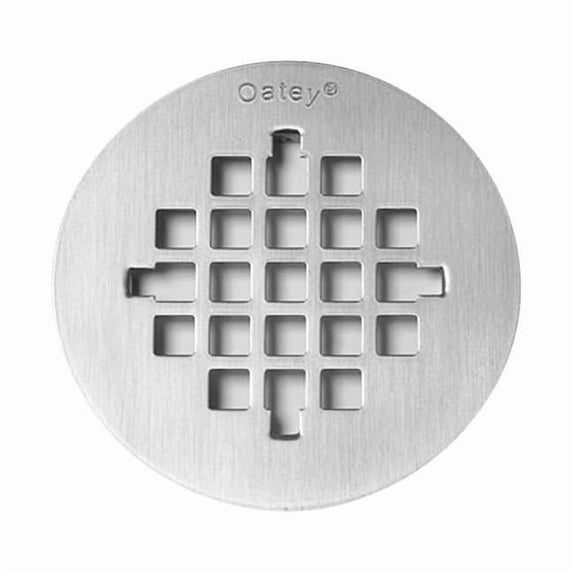 Oatey Shower Strainer,Snap In,SS,4-1/4in 42138